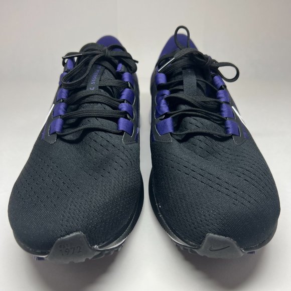 Nike TCU Horned Frogs Air Zoom Pegasus 38 Running Shoe DJ0855-001 - Picture 3 of 5